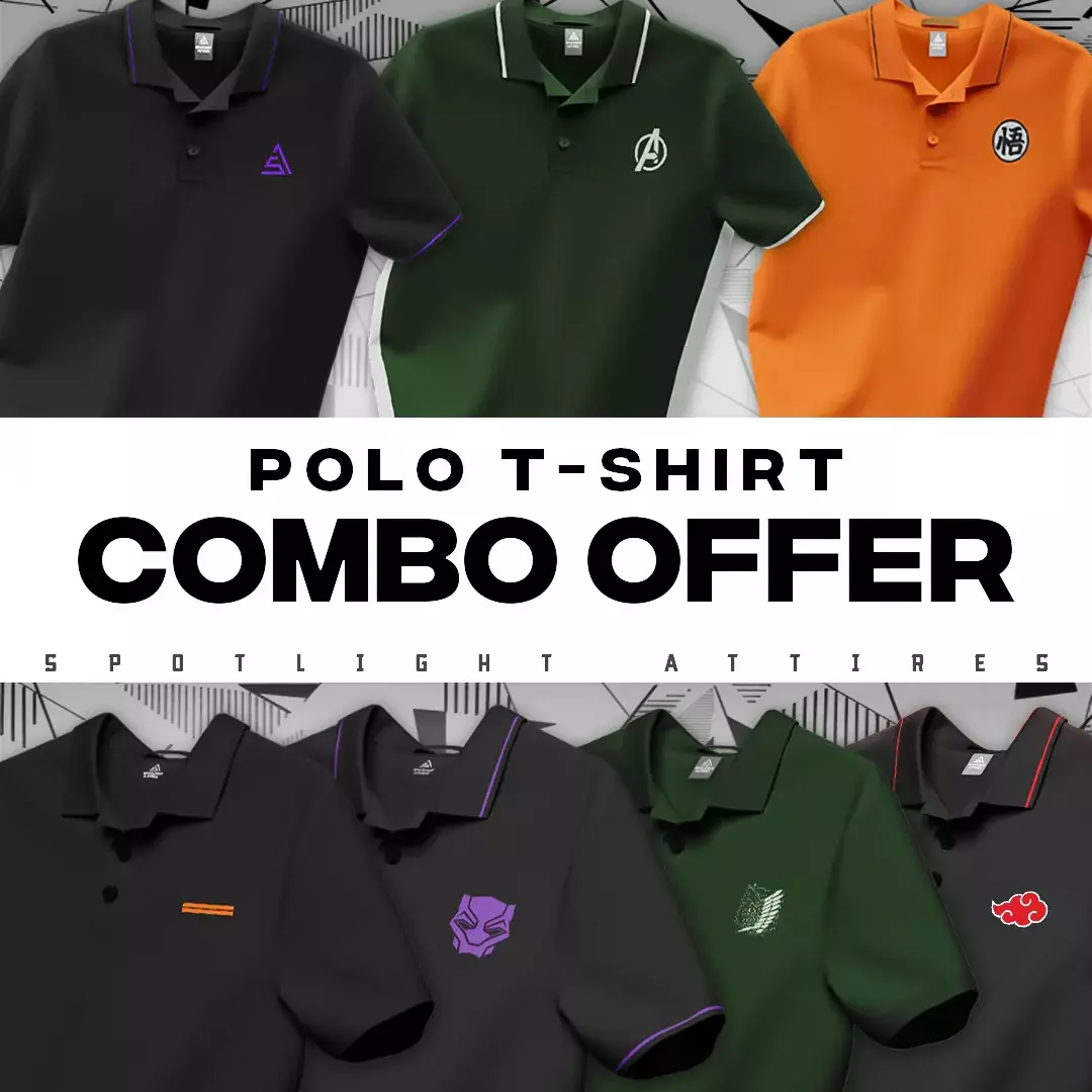 4 Polo T-Shirt 3000 BDT