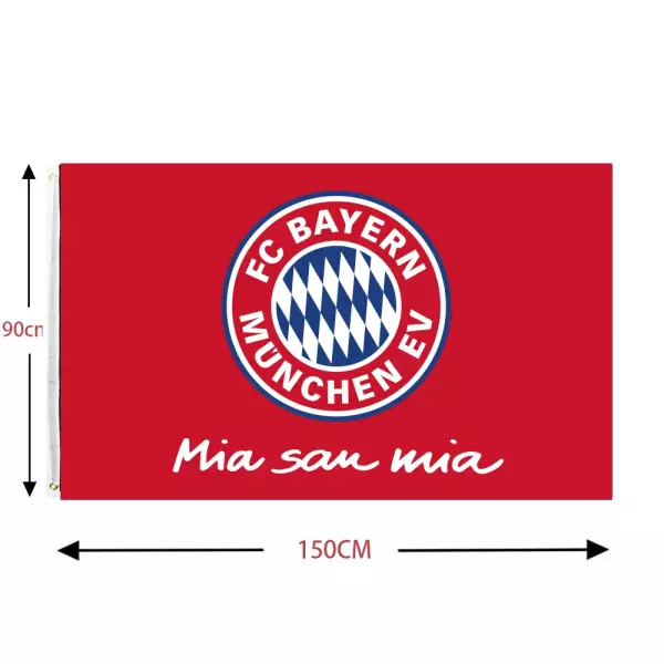 FC Bayern Munich 5FT X 3FT FOOTBALL FLAG