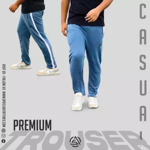 Spotlight Attires Sports Trouser Light Navy Blue