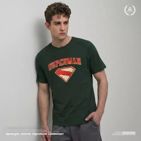 DC-Superman (Green) Raglan T-Shirt
