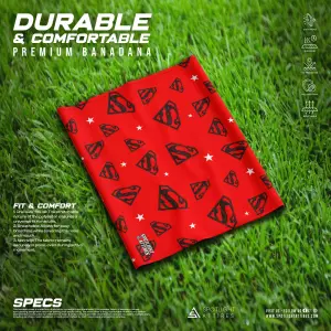 DC - Superman Neck Gaiter Bandana By Spotlight Attires