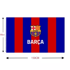 FC Barcelona 5FT X 3FT FOOTBALL FLAG