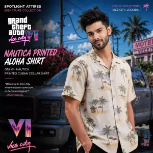 GTA VI - Nautica Printed Aloha Shirt