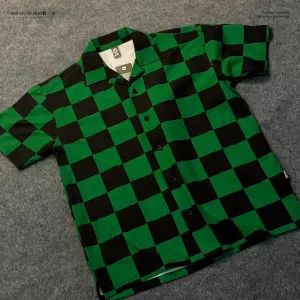 Demon Slayer - Tanjiro Kamado Cuban Collar Shirt
