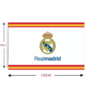 Real Madrid 5FT X 3FT FOOTBALL FLAG