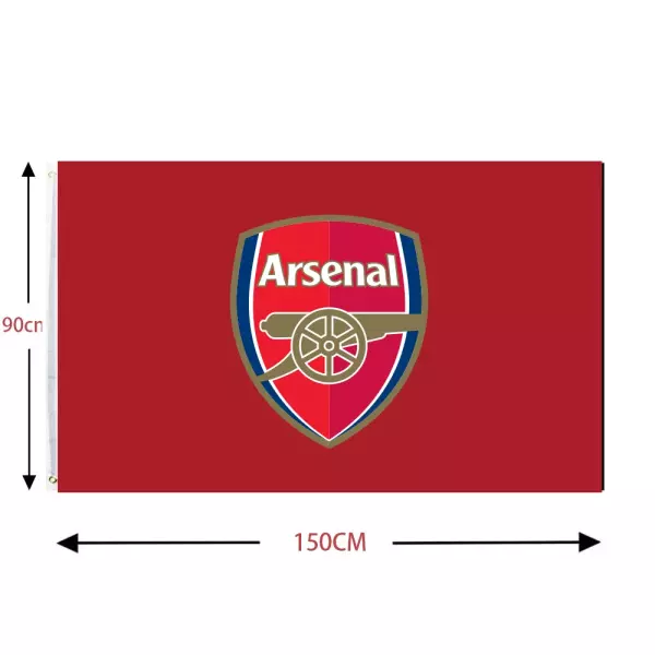 Arsenal F.C. 5FT X 3FT FOOTBALL FLAG