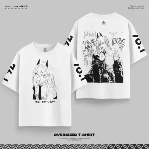 Chainsaw Man - Power Drop Shoulder T-Shirt