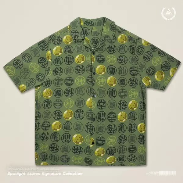 DBZ - Dragon Ball Z Printed Aloha Shirt