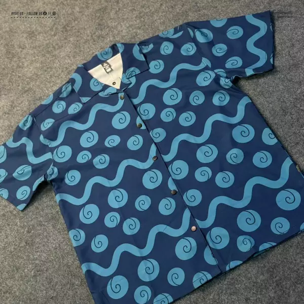 One Piece - Zoro Arlong Park One Piece Hawaiian Cuban Collar Shirt