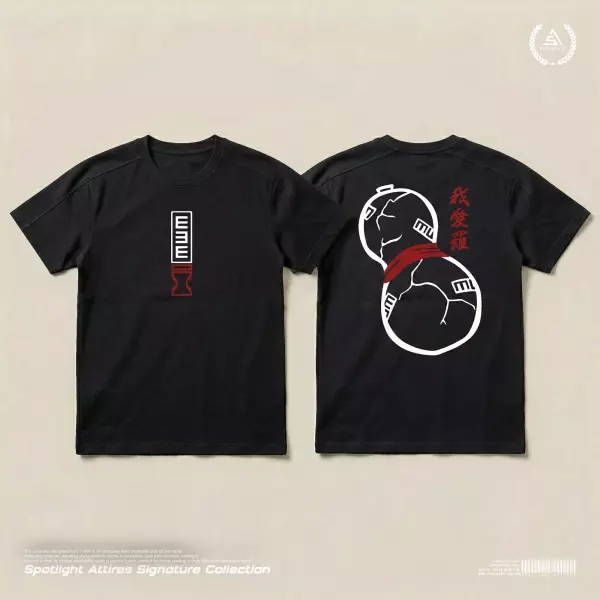 Naruto - Gaara  Raglan Anime T-Shirt