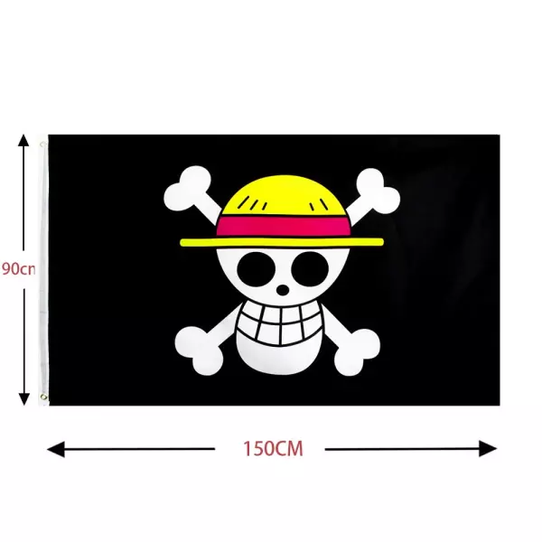 One Piece Pirate Flag 5FT X 3FT