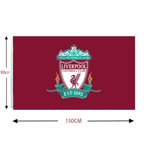 Liverpool F.C 5FT X 3FT FOOTBALL FLAG