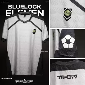 Blue Lock Eleven (White Edition) — No Name Jersey (Player Edition, Jacquard)