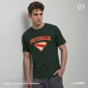 DC-Superman (Green) Raglan T-Shirt