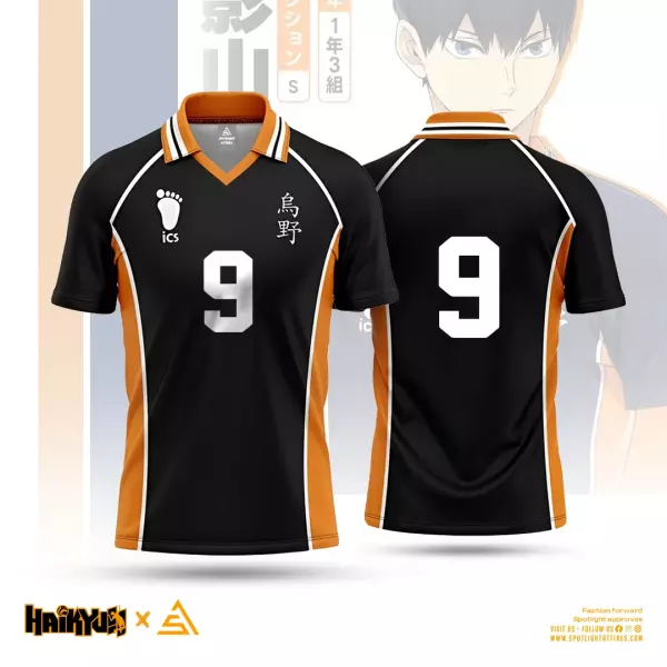 Haikyuu - Karasuno -  Kageyama 9 ( (Mesh Fabric )