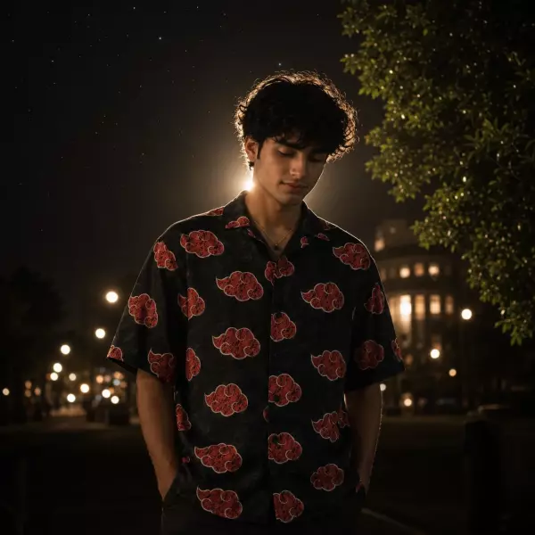 Naruto - Akatsuki Cloud Shirt