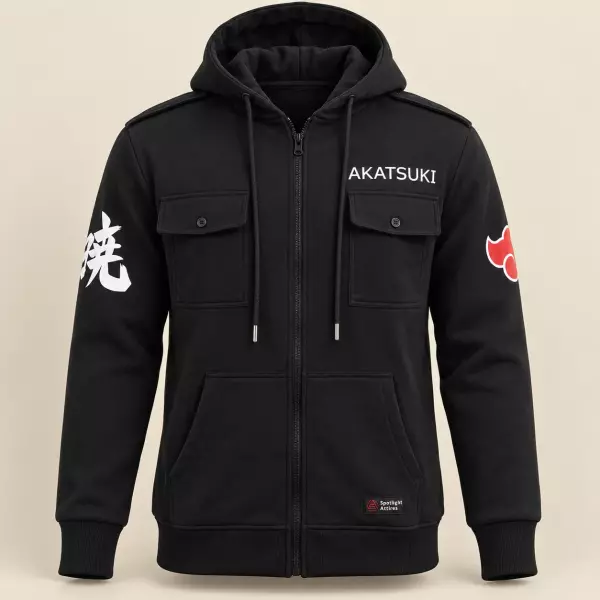 Naruto -Akatsuki Military-Style Hoodie