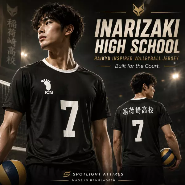 Haikyuu -  Inarizaki High School 7  ( (Mesh Fabric )