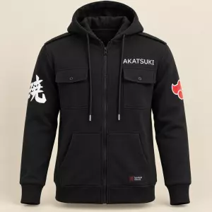 Naruto -Akatsuki Military-Style Hoodie