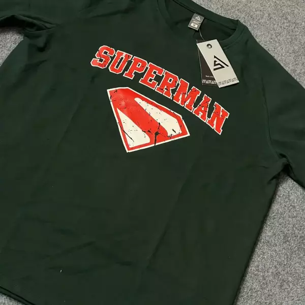 DC-Superman (Green) Raglan Drop Shoulder